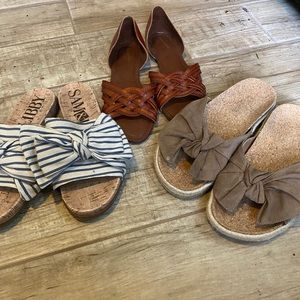 ***BUNDLE*** size 7 sandal bundle!